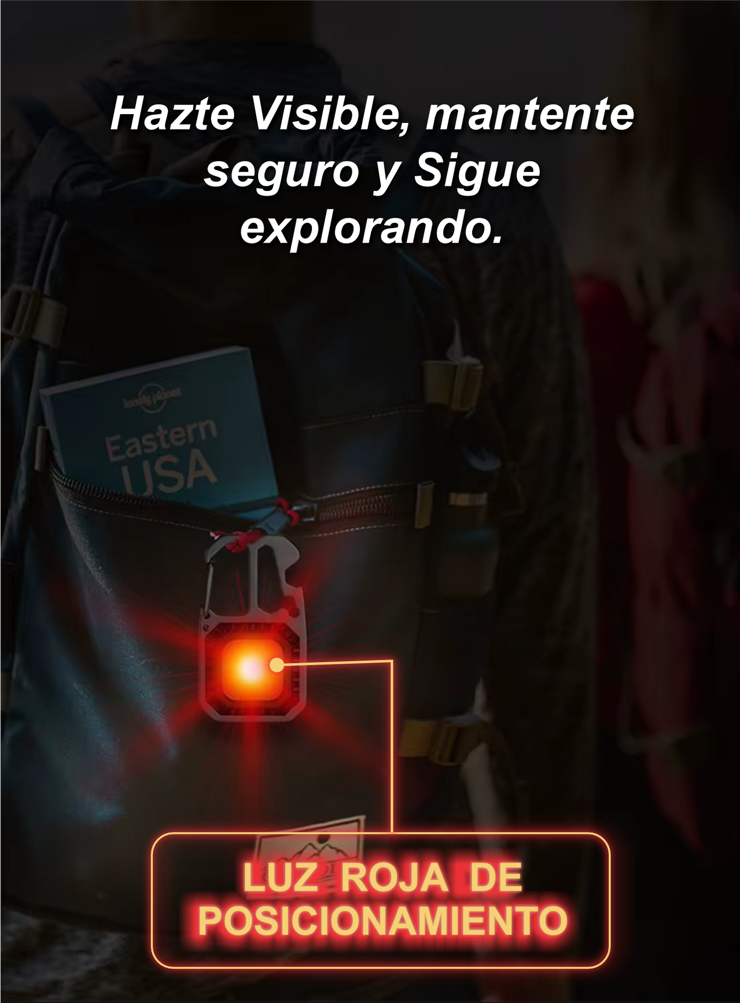 Linterna Táctica Multifunción con Herramientas Integradas