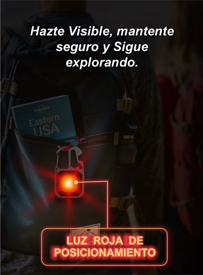 Linterna Táctica Multifunción con Herramientas Integradas