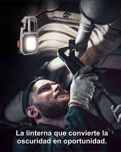 Linterna Táctica Multifunción con Herramientas Integradas